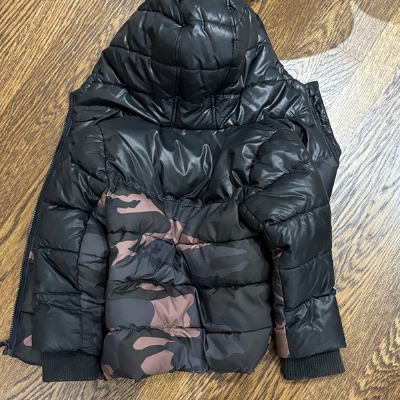 Michael Kors Black and Brown Camouflage Jacket - Picture 6 of 6